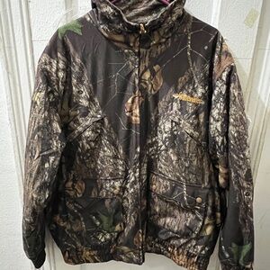 Vintage Whitewater Mossy Oak Break Up Tree Camo Quilted Lined Jacket Size Large